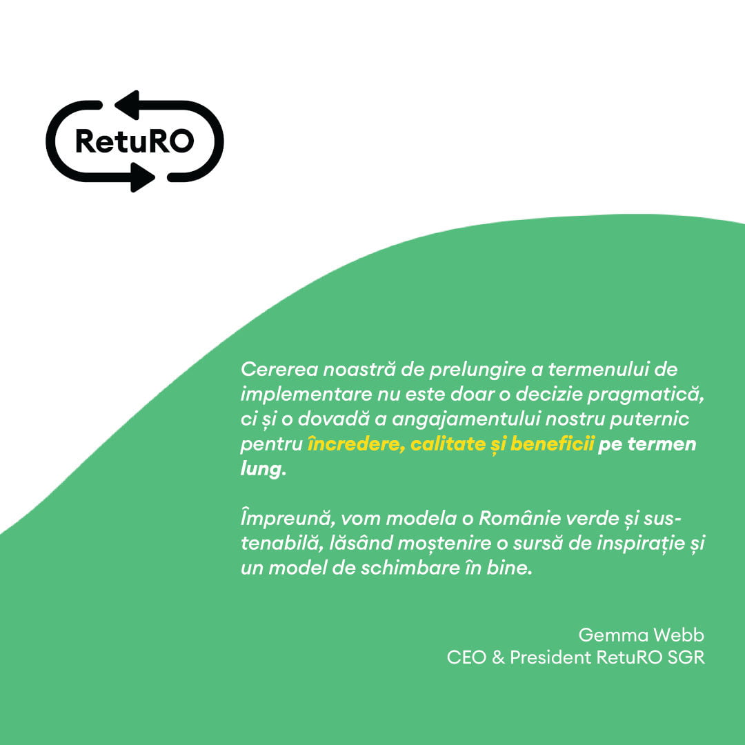 Au fost publicate specificațiile și cerințele pentru RVM-uri